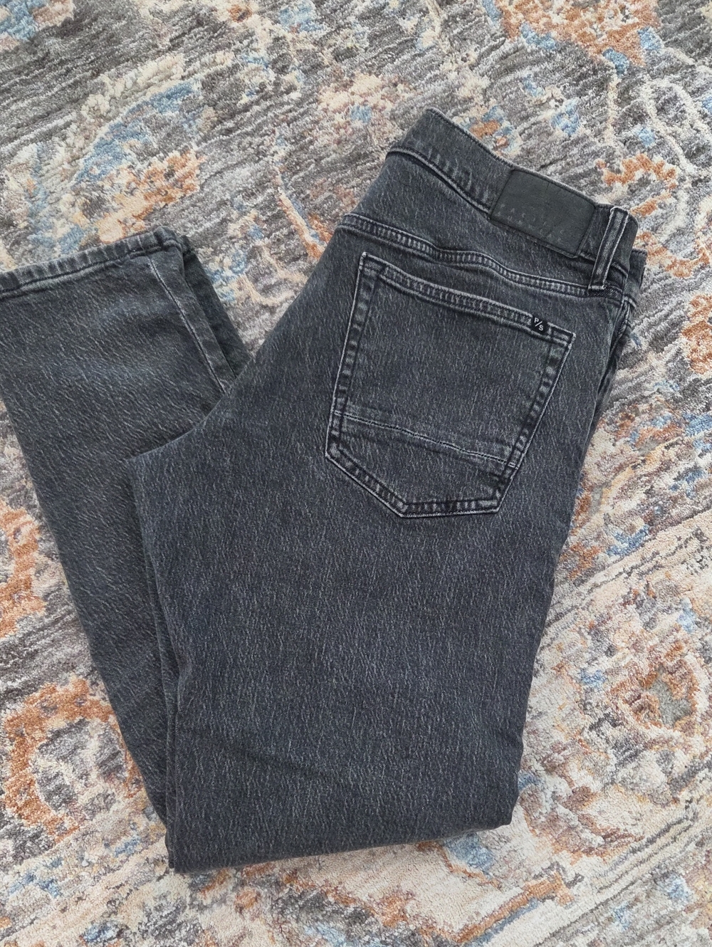 Pacific Sunwear Mens Black Washed Jeans 34x32